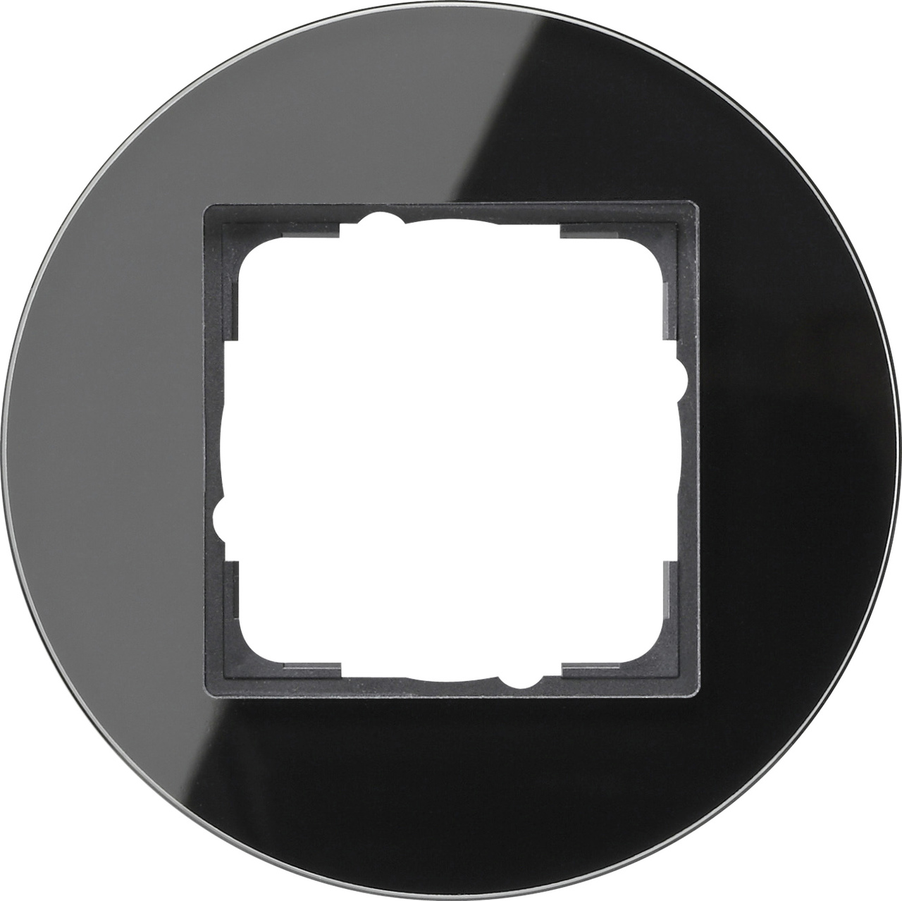 Gira Studio glas zwart