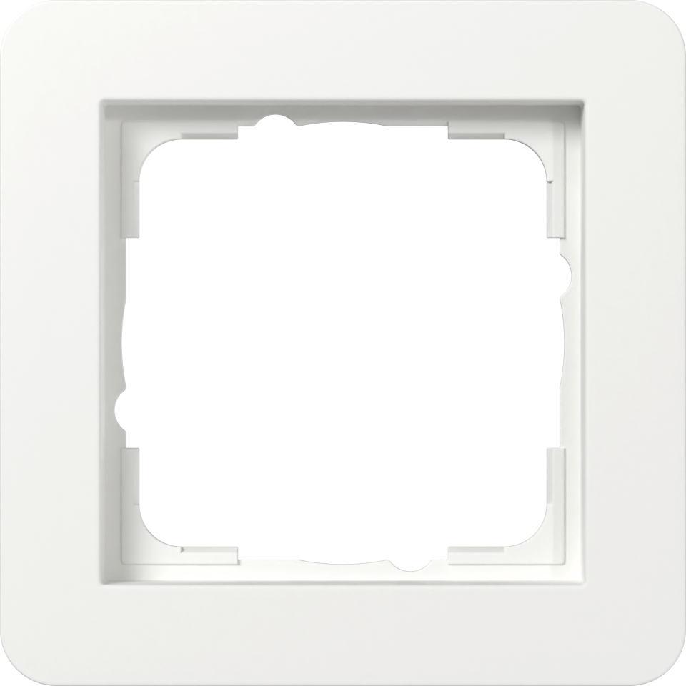 Afdekraam Gira E1                    zuiver wit mat