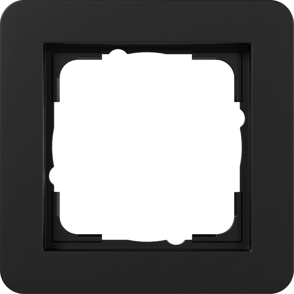 Afdekraam Gira E1                    zwart mat