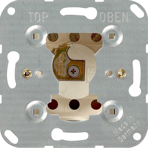 Basiselement sleuteldrukcontact 10Â AÂ 250Â V~voor alle DIN-profiel-halfcilinders (016300)