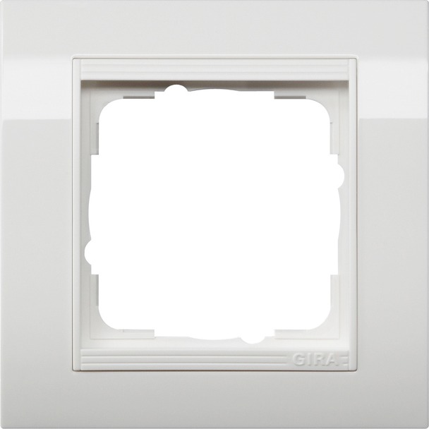 Afdekraam Standard 55, brede uitvoering, speciaal voor gootinstallatie zuiver wit glanzend (0211023)