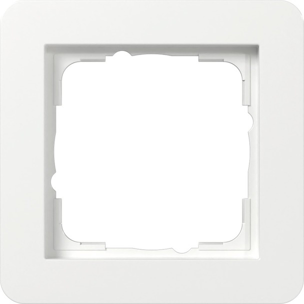 Afdekraam Gira E1 zuiver wit glanzend (0211150)