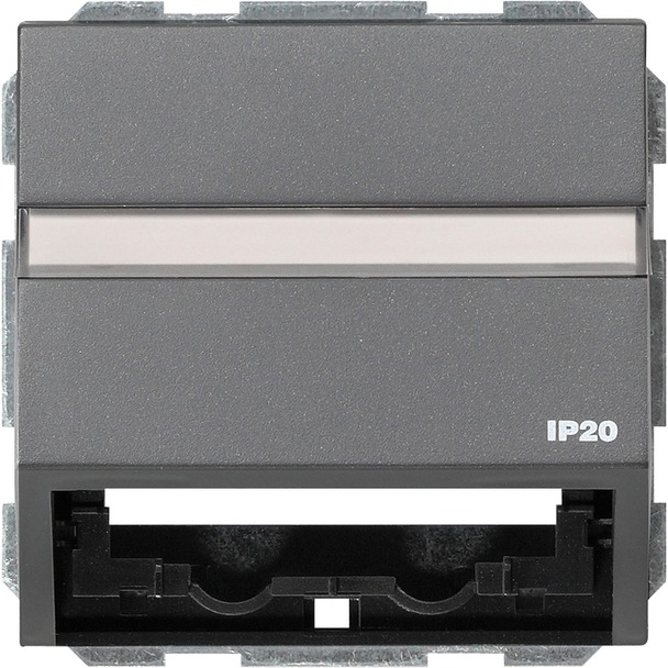 Datakap met draagring en tekstkader voor insteekeenheden communicatietechniek (IP20) (087067)