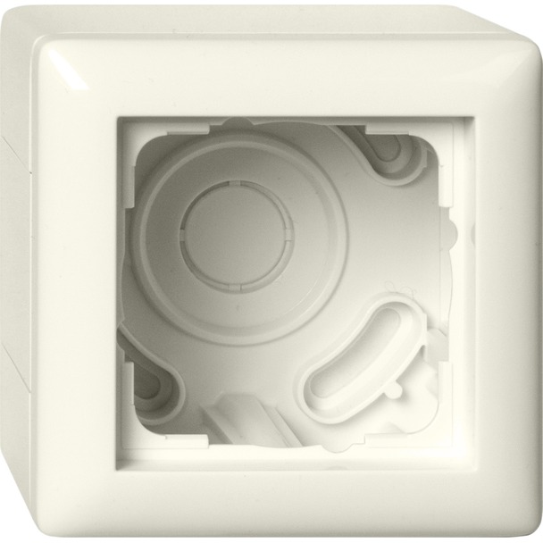 Opbouwbehuizing, compleet met afdekraam 1-voudig voor Standard 55 (106101)