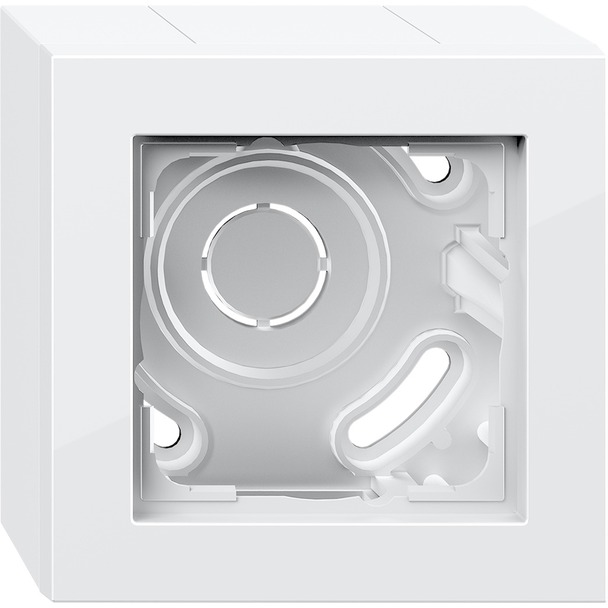 Opbouwbehuizing, compleet met afdekraam 1-voudig voor E2 (106129)