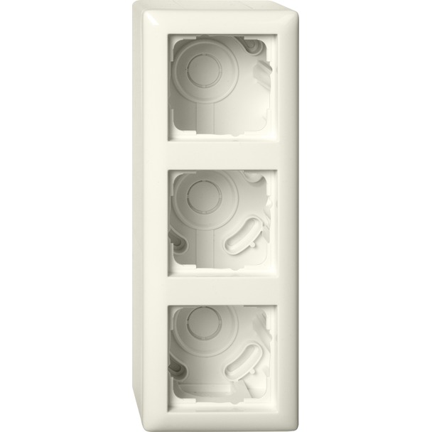 Opbouwbehuizing, compleet met afdekraam 3-voudig voor Standard 55 (106301)