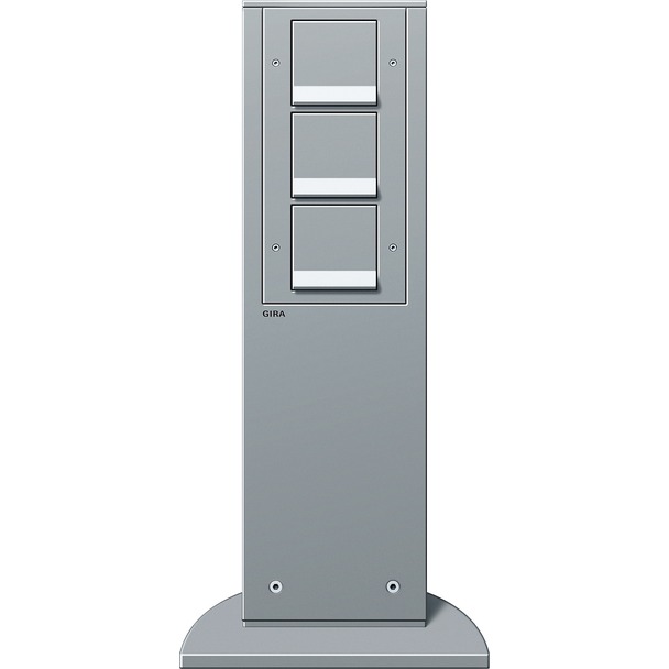 Gira energiezuil hoogte 491 mm 3 wandcontactdozen met randaarde (134126)