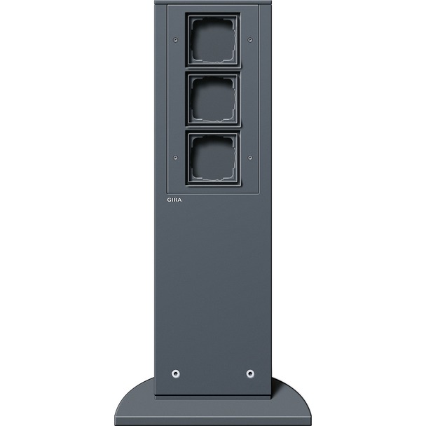 Gira energiezuil met 3 lege units hoogte 491 mm zonder functies (134528)