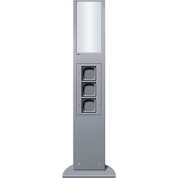 Gira energiezuil met lichtelement en 3 lege units Hoogte 769 mm zonder functies (134926)