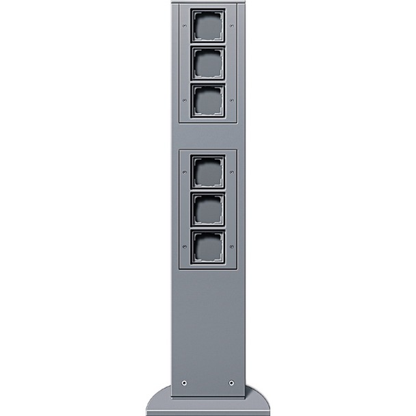 Gira energiezuil met 6 lege units hoogte 769 mm zonder functies (135126)