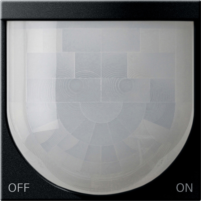 Bewegingsmelder-opzetstuk 2,20Â m Standard voor KNX zwart mat (2041005)