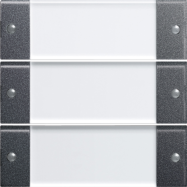 Wippenset 3-voudig met tekstkader antraciet (213328)