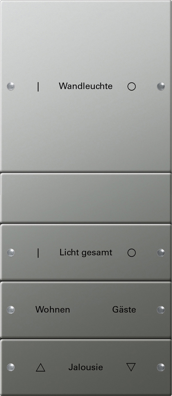 Wippenset 4-voudig (1+3) beschrijfbaar (2134602)