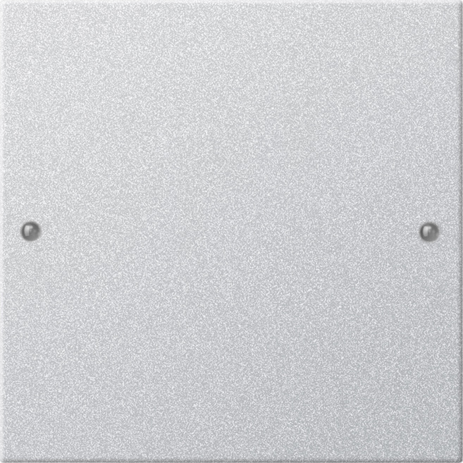 Wippenset 1-voudig kleur aluminium (218126)