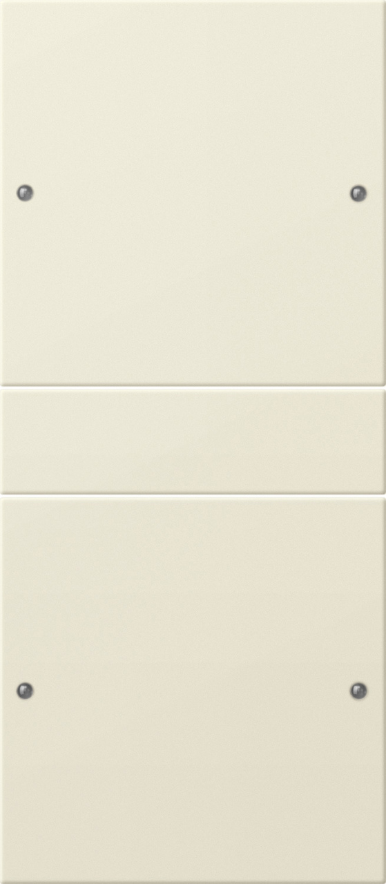 Wippenset 2-voudig (1+1) cremé wit glanzend (218201)