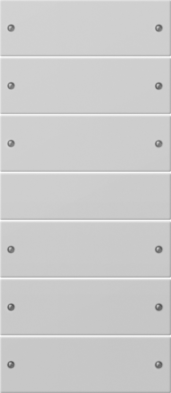 Wippenset 6-voudig (3+3) grijs mat (2186015)