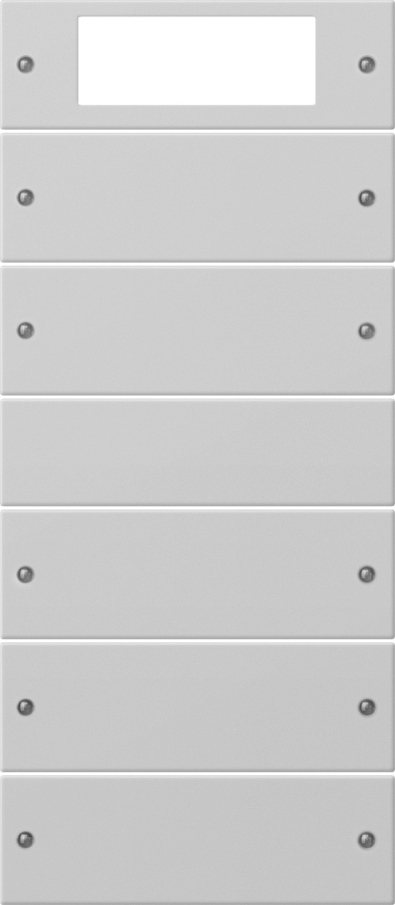 Wippenset 5-voudig Plus (2+3) grijs mat (2195015)