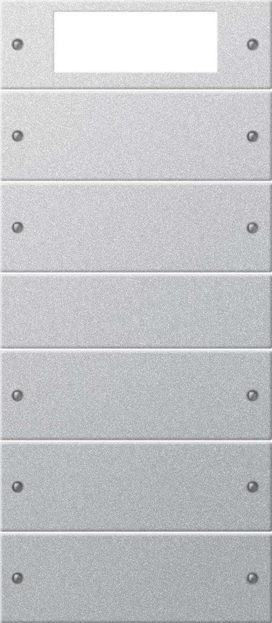 Wippenset 5-voudig Plus (2+3) kleur aluminium (219526)