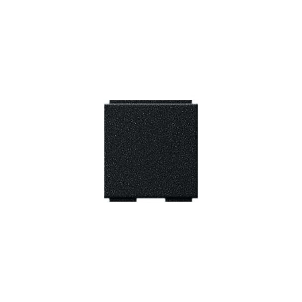 Universele blind-afdekking voor afdekking Modular Jack 2-voudig met 30° schuingeplaatste kabeluitvoer en tekstkader (2645005)