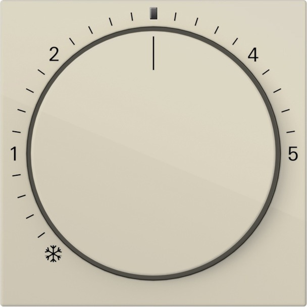 Afdekking voor ruimtetemperatuurregelaar met controlelicht System 55 (270201)