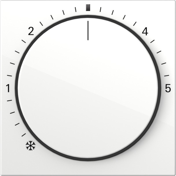 Afdekking voor ruimtetemperatuurregelaar met controlelicht System 55 (270203)