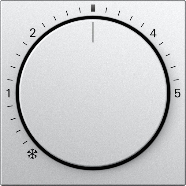 Afdekking voor ruimtetemperatuurregelaar met controlelicht System 55 (270226)