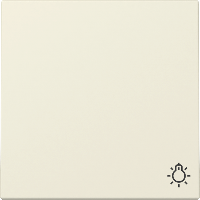 Wip met symbool cremé wit glanzend (328501)