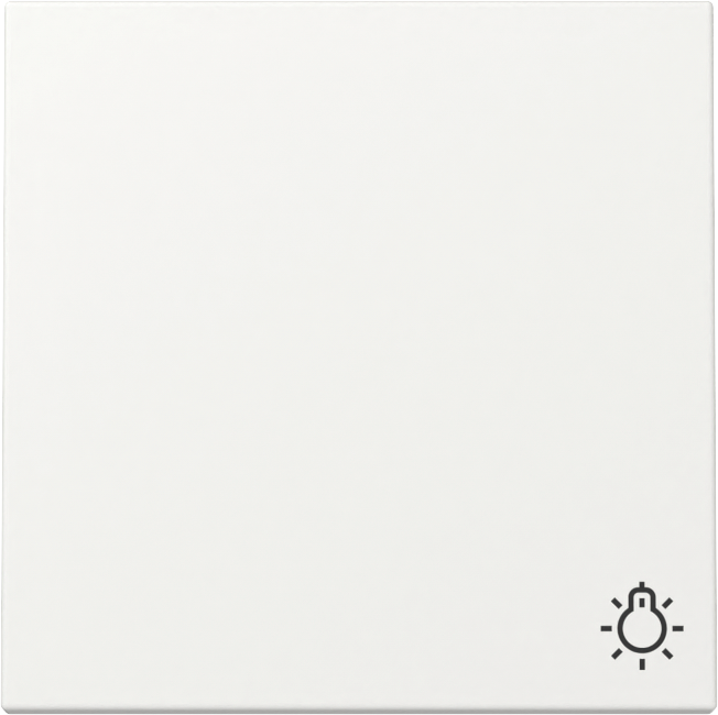 Wip met symbool zuiver wit mat (328527)