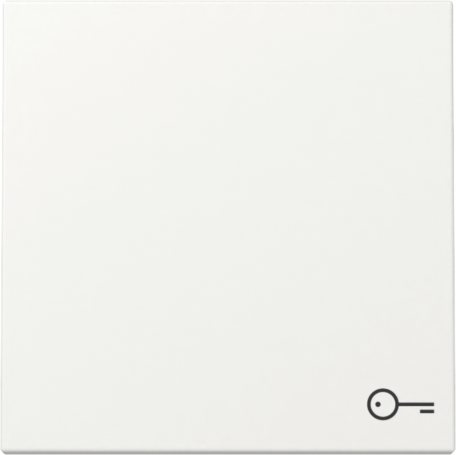 Wip met symbool zuiver wit mat (328727)