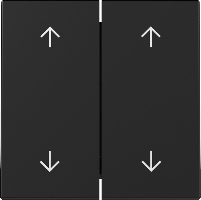 Wip 2-voudig met pijlsymbolen zwart mat (3297005)