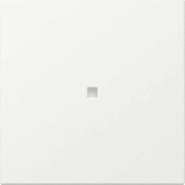 Rechtstaande wip met controlevenster zuiver wit mat (349027)