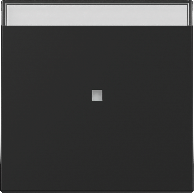 Wip met controlevenster en tekstkader zwart mat (3670005)