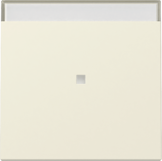 Wip met controlevenster en tekstkader cremé wit glanzend (367001)