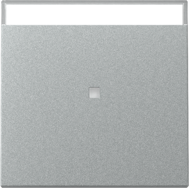 Wip met controlevenster en tekstkader kleur aluminium (367026)