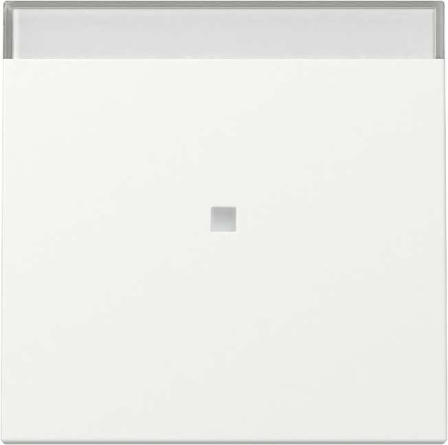 Wip met controlevenster en tekstkader zuiver wit mat (367027)