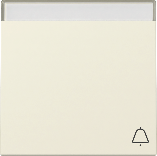 Wip met symbool en tekstkader cremé wit glanzend (367301)