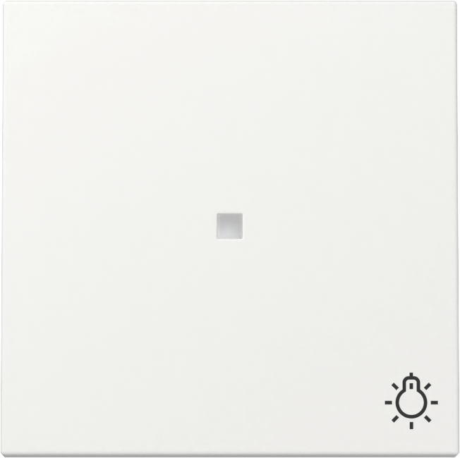 Wip met controlevenster en symbool zuiver wit mat (367427)