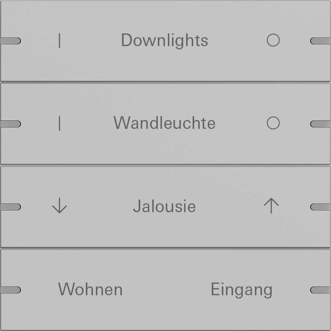Wippenset 4-voudig individueel voor tastsensor 4.95 (5034915)