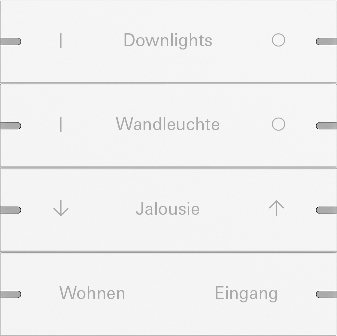 Wippenset 4-voudig individueel voor tastsensor 4.95 (5034927)