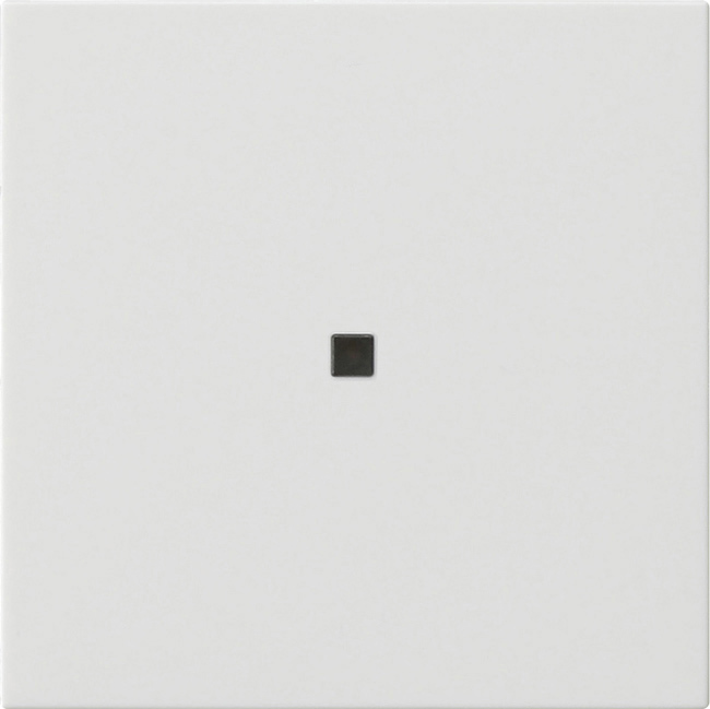 RF bedieningselement-opzetstuk 1-voudig voor KNX zuiver wit glanzend (510403)