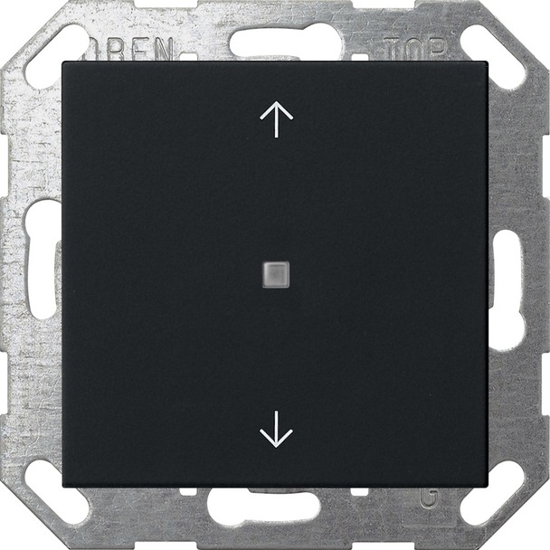 Drukcontact met wip 1-voudig pijlsymbolen voor Gira One en KNX System 55 (5172005)
