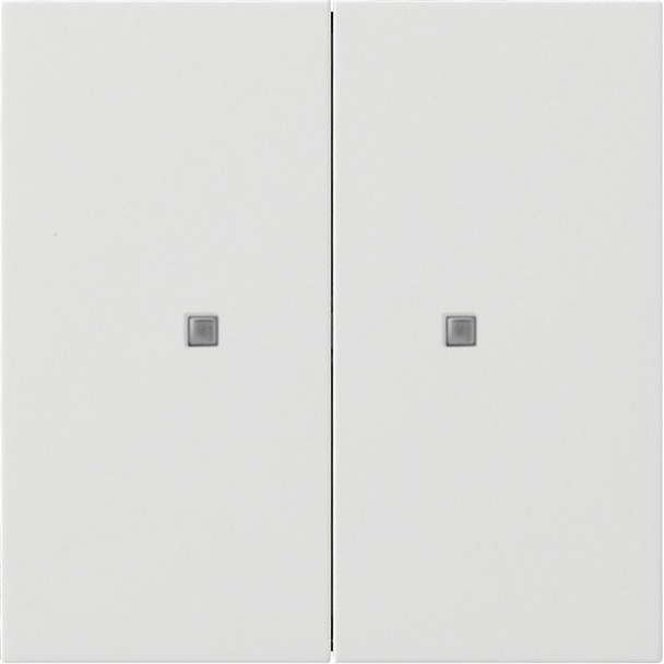 Drukcontact met wip 2-voudig voor Gira One en KNX Gira F100 (5173112)