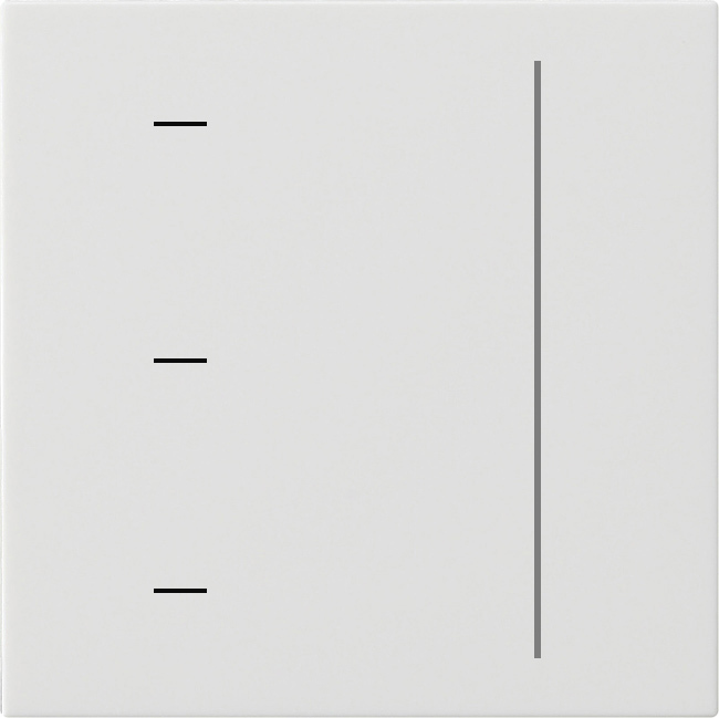 System 3000 touchopzetstuk zuiver wit glanzend (536503)