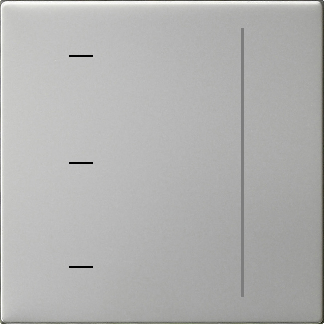 System 3000 touchopzetstuk edelstaal (5365600)