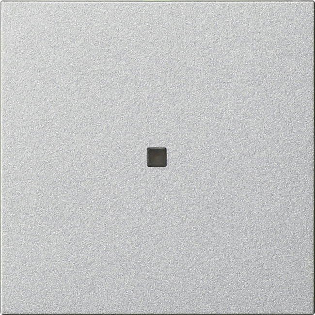 Wip 1-voudig onbedrukt met controlevenster kleur aluminium (537126)