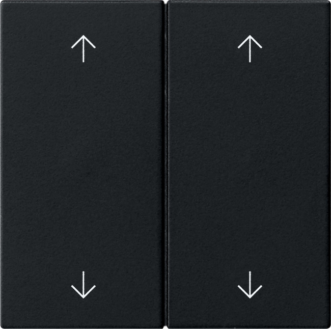 Wip 2-voudig met pijlsymbolen zwart mat (5387005)