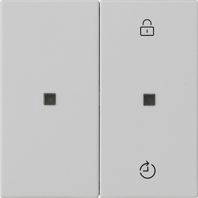 eNet draadloos bedieningselement-opzetstuk Memory grijs mat (5493015)