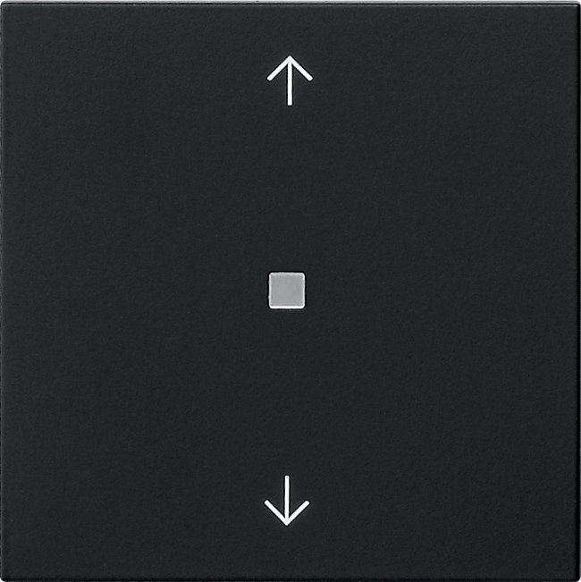 eNet draadloos bedieningselement-opzetstuk pijlsymbolen zwart mat (5494005)