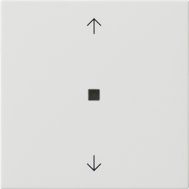 eNet draadloos bedieningselement-opzetstuk pijlsymbolen zuiver wit glanzend (549403)