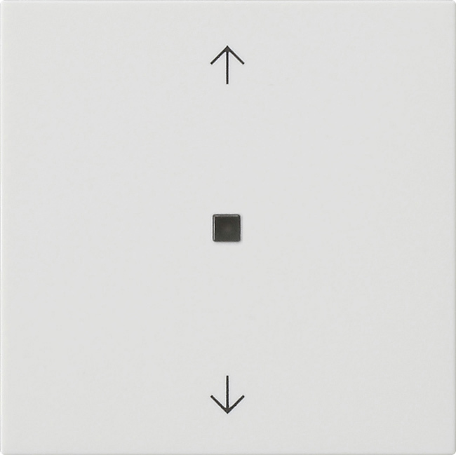 eNet draadloos bedieningselement-opzetstuk pijlsymbolen zuiver wit mat (549427)